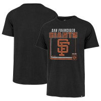Adult Men's San Francisco Giants '47 Cooperstown Collection Borderline Franklin baseball T-shirt - Black