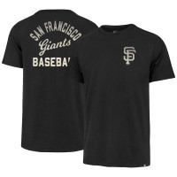 Adult Men's San Francisco Giants '47 Turn Back Franklin baseball T-shirt - Black