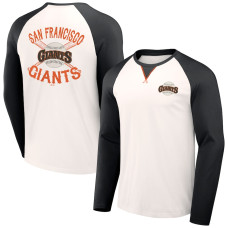 Adult Men's San Francisco Giants Darius Rucker Collection By usTeam Color Raglan baseball T-shirt - White/Black