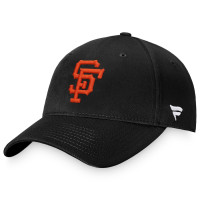 Adult Men's San Francisco Giants Cooperstown Collection Core Adjustable Hat - Black