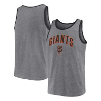 Adult Men's San Francisco Giants Primary Tank Top - Heather Gray