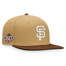 Adult Men's San Francisco Giants Side Patch Snapback Hat - Khaki/Brown Adult Men's San Francisco Giants Side Patch Snapback Hat - Khaki/Brown