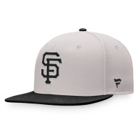 Adult Men's San Francisco Giants Sky Team Patch Snapback Hat - Gray/Black