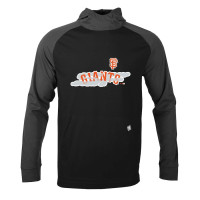 Adult Men's San Francisco Giants Levelwear City Connect Uproar Core Logo Pullover baseball Hoodie - Black