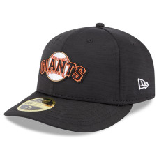 Adult Men's San Francisco Giants New Era 2023 Clubhouse Low Profile 59FIFTY Fitted Hat - Black
