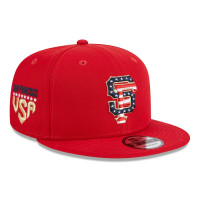 Adult Men's San Francisco Giants New Era 2023 Fourth of July 9FIFTY Snapback Adjustable Hat - Red Adult Men's San Francisco Giants New Era 2023 Fourth of July 9FIFTY Snapback Adjustable Hat - Red