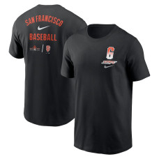 Adult Men's San Francisco Giants City Connect 2-Hit baseball T-shirt - Black