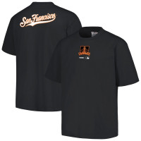 Adult Men's San Francisco Giants PLEASURES Mascot baseball T-shirt - Black