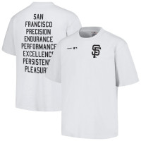 Adult Men's San Francisco Giants PLEASURES Precision baseball T-shirt - White