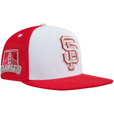 Adult Men's San Francisco Giants Pro Standard Strawberry Ice Cream Drip Snapback Hat - White/Red Adult Men's San Francisco Giants Pro Standard Strawberry Ice Cream Drip Snapback Hat - White/Red