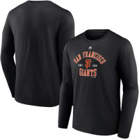 Adult Men's Men's Black San Francisco Giants High Praise Long Sleeve baseball T-shirt