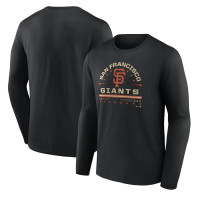 Adult Men's Men's Black San Francisco Giants Team Long Sleeve baseball T-shirt