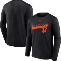 Adult Men's Men's Black San Francisco Giants Walk-Off Long Sleeve baseball T-shirt