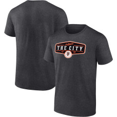 Adult Men's Men's Heathered Charcoal San Francisco Giants Engage baseball T-shirt