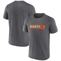 Adult Men's Men's Heather Charcoal San Francisco Giants Forceful Swat baseball T-shirt