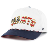 Adult Men's San Francisco Giants '47 Flag Script Hitch Snapback Hat - White
