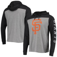 Adult Men's San Francisco Giants '47 Franklin Wooster Pullover baseball Hoodie - Gray