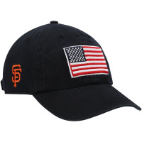 Adult Men's San Francisco Giants '47 Heritage Front Clean Up Adjustable Hat - Black