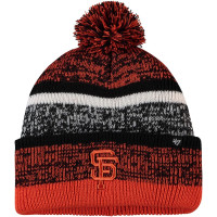 Adult Men's San Francisco Giants '47 Northward Cuffed Knit Hat with Pom - Orange