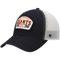 Adult Men's San Francisco Giants '47 Penwald Clean Up Trucker Snapback Hat - Black