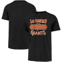 Adult Men's San Francisco Giants '47 Renew Franklin baseball T-shirt - Black