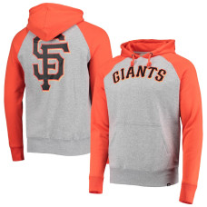 Adult Men's San Francisco Giants '47 Sport Raglan Pullover baseball Hoodie - Heathered Gray