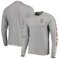 Adult Men's San Francisco Giants '47 Team Long Sleeve baseball T-shirt - Heathered Gray