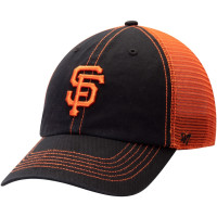 Adult Men's San Francisco Giants '47 Trawler Clean Up Trucker Hat - Black