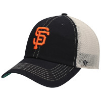 Adult Men's San Francisco Giants '47 Trawler Clean Up Trucker Snapback Hat - Black