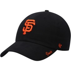 Women's San Francisco Giants '47 Team Miata Clean Up Adjustable Hat - Black