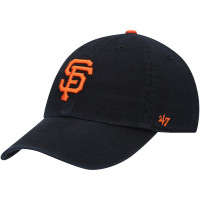 Youth Boys San Francisco Giants '47 Team Logo Clean Up Adjustable Hat - Black