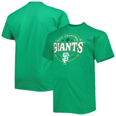 Adult Men's San Francisco Giants Big & Tall Celtic baseball T-shirt - Kelly Green
