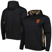 Adult Men's San Francisco Giants Dunbrooke Ranger Pullover baseball Hoodie - Black/Camo