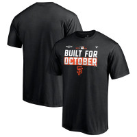 Adult Men's San Francisco Giants 2021 Postseason Locker Room Big & Tall baseball T-shirt - Black