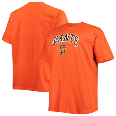 Adult Men's San Francisco Giants Big & Tall Secondary baseball T-shirt - Orange