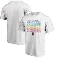 Adult Men's San Francisco Giants City Pride baseball T-shirt - White