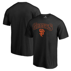 Adult Men's San Francisco Giants Cooperstown Collection Wahconah baseball T-shirt - Black