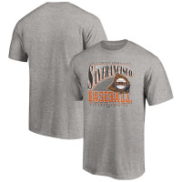 Adult Men's San Francisco Giants Cooperstown Collection Winning Time baseball T-shirt - Heather Gray