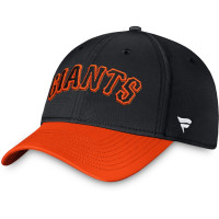 Adult Men's San Francisco Giants Core Flex Hat - Black/Orange