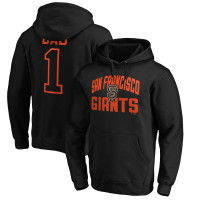 Adult Men's San Francisco Giants Father's Day #1 Dad Pullover baseball Hoodie - Black