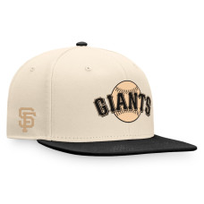 Adult Men's San Francisco Giants Fitted Hat - Natural/Black Adult Men's San Francisco Giants Fitted Hat - Natural/Black