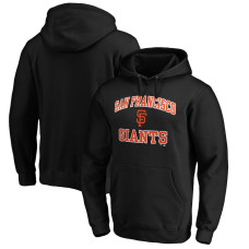 Adult Men's San Francisco Giants Heart & Soul Pullover baseball Hoodie - Black