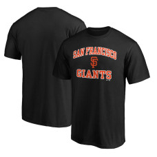 Adult Men's San Francisco Giants Heart & Soul baseball T-shirt - Black