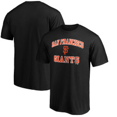 Adult Men's San Francisco Giants Heart & Soul baseball T-shirt - Black