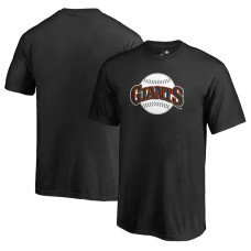 Adult Men's San Francisco Giants Huntington baseball T-shirt - Black Adult Men's San Francisco Giants Huntington baseball T-shirt - Black