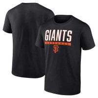 Adult Men's San Francisco Giants Power Hit baseball T-shirt - Black