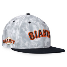 Adult Men's San Francisco Giants Smoke Dye Fitted Hat - Black/White