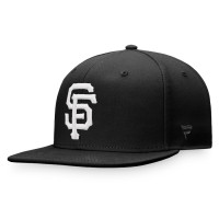 Adult Men's San Francisco Giants Snapback Hat - Black