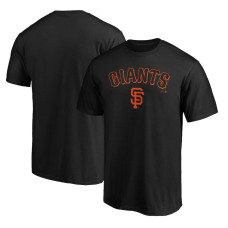 Adult Men's San Francisco Giants Team Lock Up Wordmark baseball T-shirt - Black