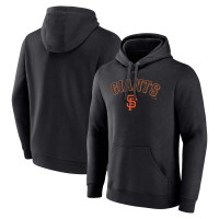 Adult Men's San Francisco Giants Team Lockup Pullover baseball Hoodie - Black